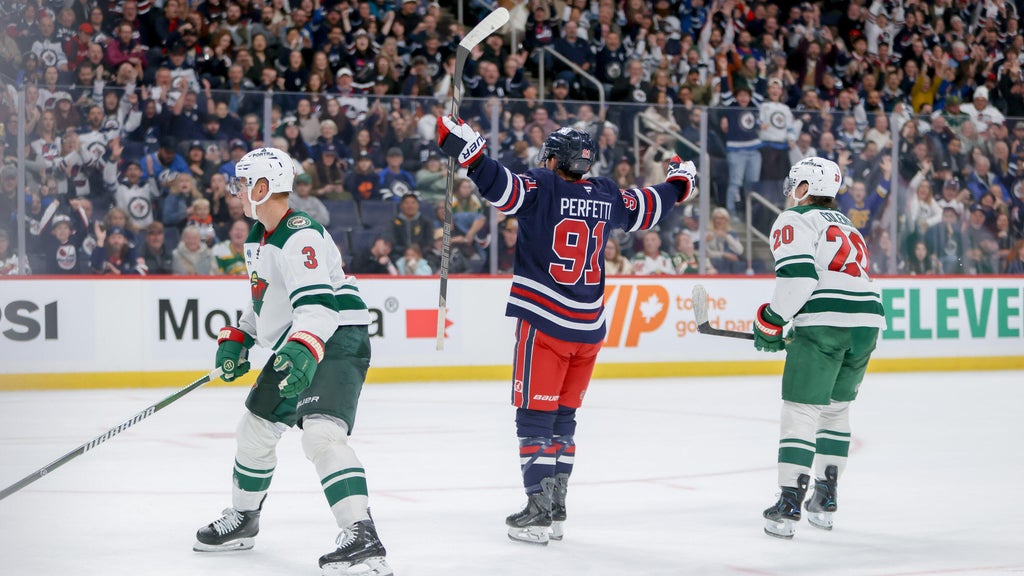 Jets beat the Wild 5-2 as Cole Perfetti scores 2 goals — WCCO / CBS Minnesota, Eden Prairie Schools news