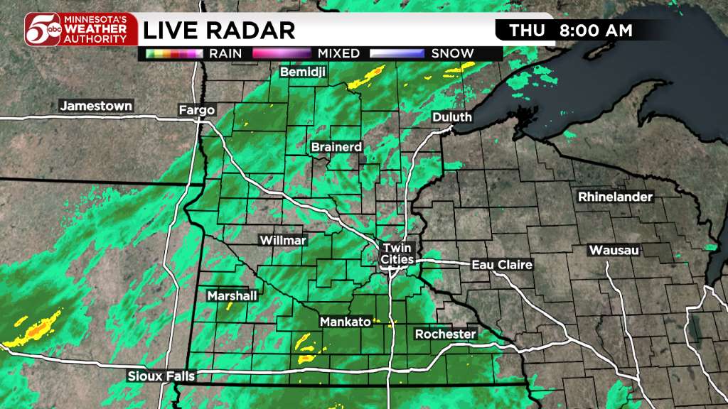 Thursday weather: Cool and wet day ahead — KSTP 5, Eden Prairie Community news