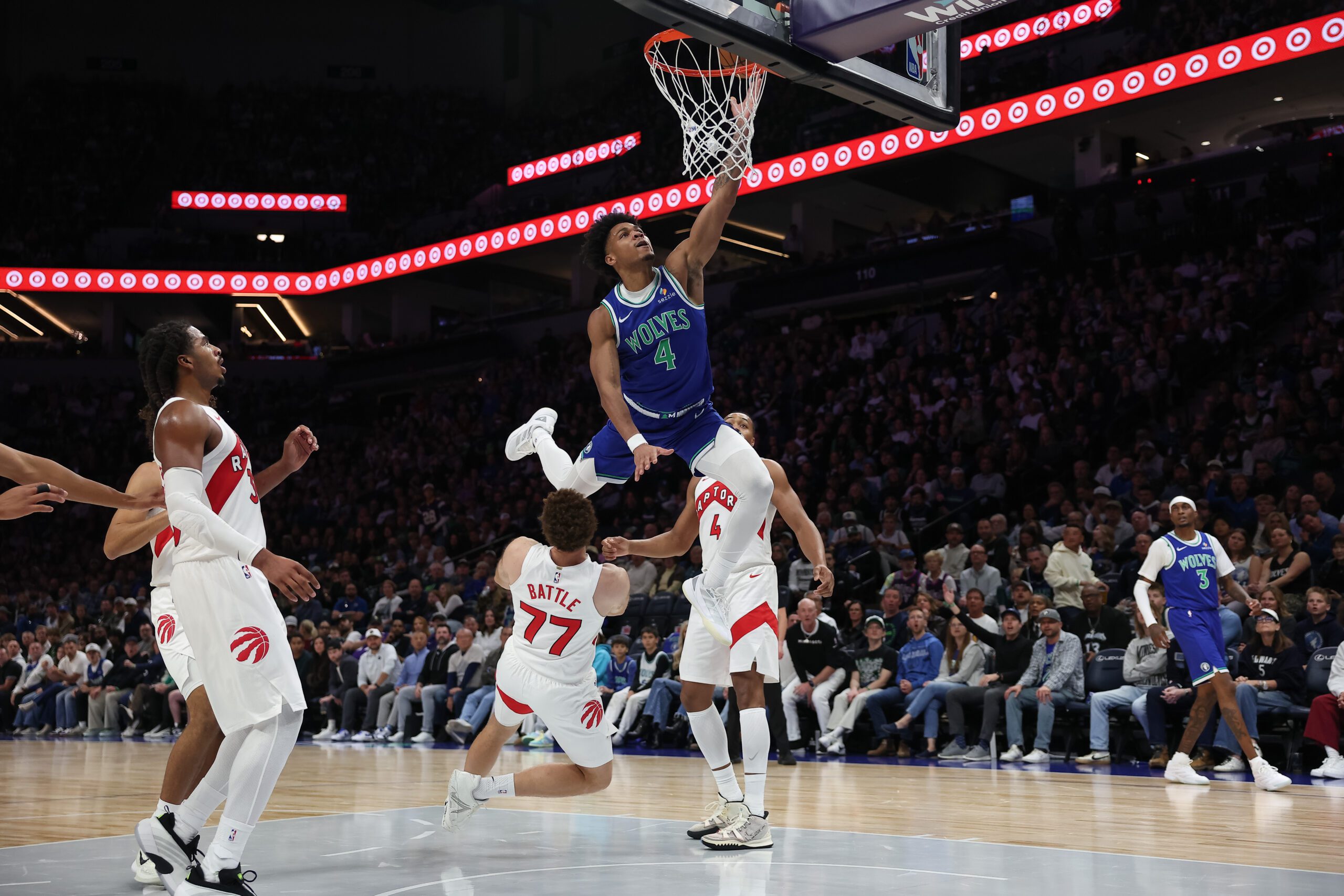 Timberwolves stay unbeaten with 117-94 win over Raptors in home opener — KSTP 5, Eden Prairie Sports news