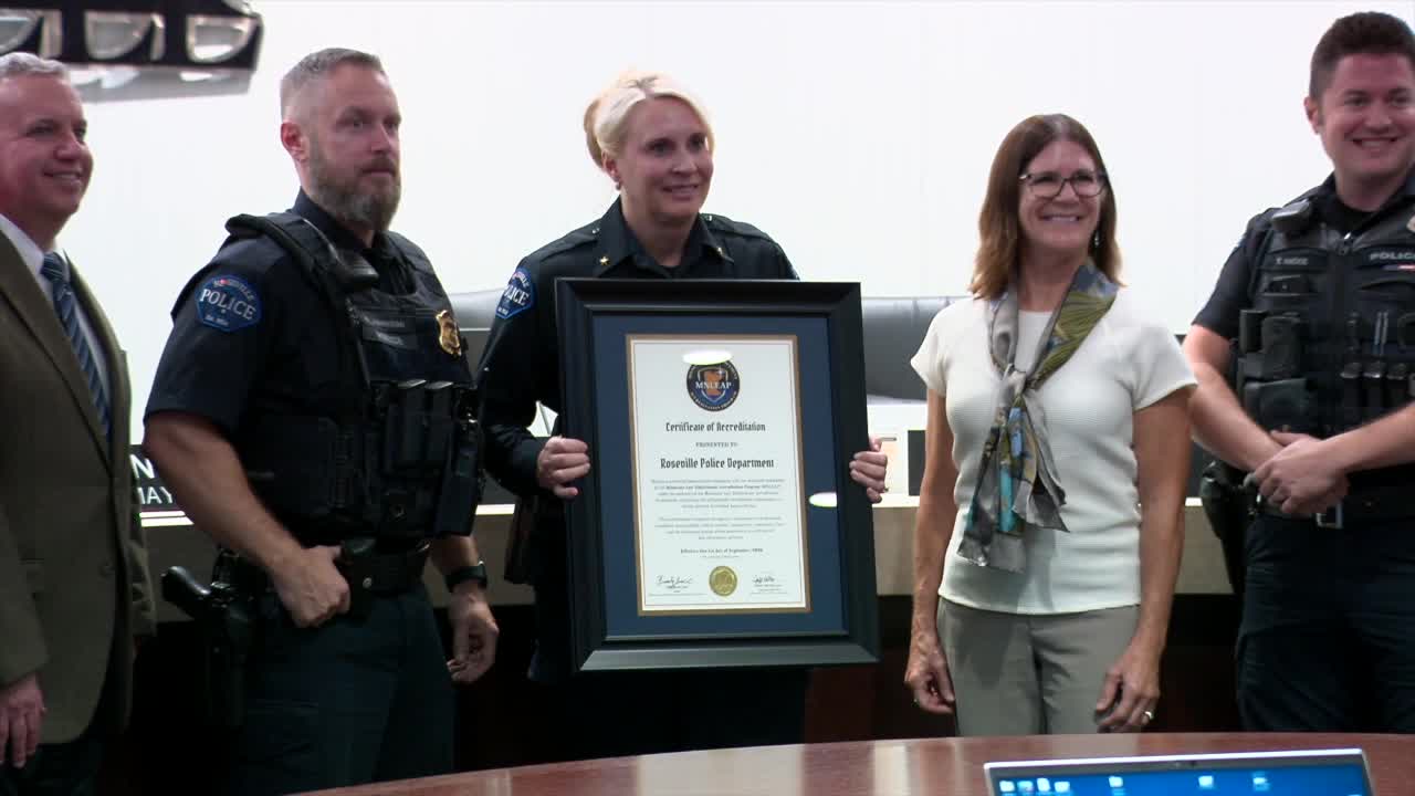 Roseville Police Department becomes first state-accredited agency, chief touts immediate impact — KSTP 5, Eden Prairie Government news