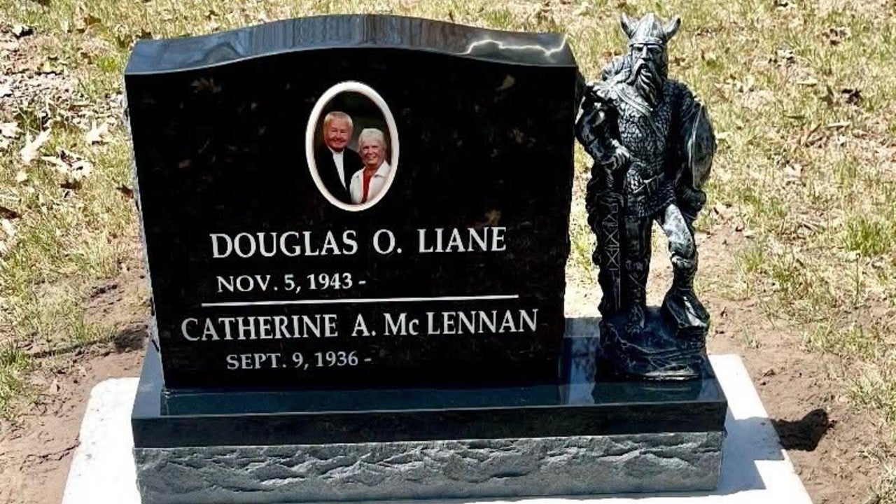 Minnesota couple seeking stolen Viking statue taken from Garrison Cemetery headstone — KSTP 5, Eden Prairie Community news