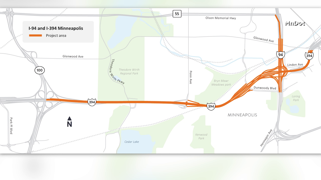 Eastbound I-394 in Minneapolis closing all weekend for highway repairs — KSTP 5, Eden Prairie Business news