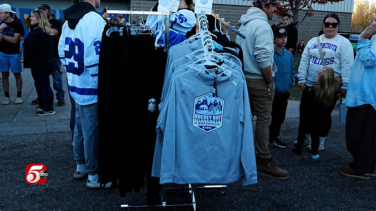 Brainerd celebrates 100 days until Hockey Day Minnesota — KSTP 5, Eden Prairie Schools news
