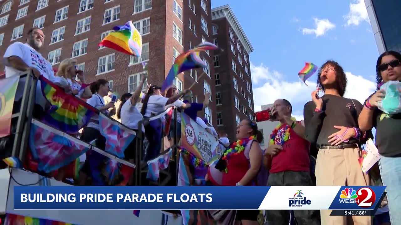 Inside the Central Florida workshop helping create floats for Come Out With Pride — WESH 2 Orlando, Eden Prairie Business news