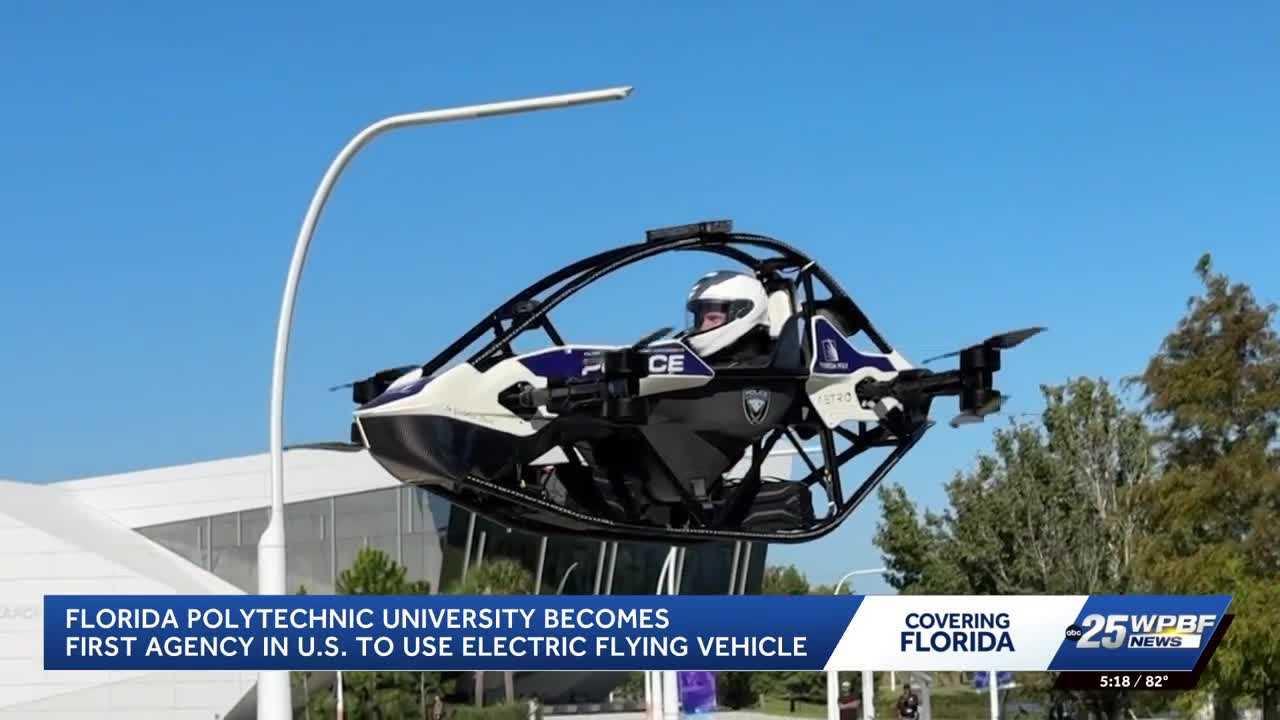 Florida Polytechnic University develops electric flying vehicle for police emergencies — WPBF West Palm Beach, Eden Prairie Community news