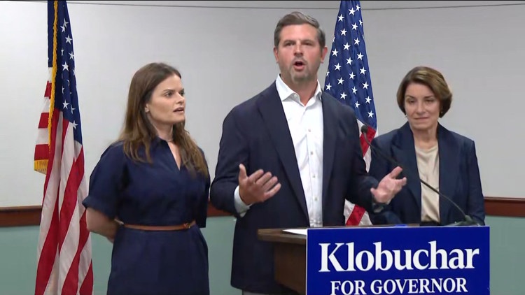 Parents of Harper Moyski backing Amy Klobuchar for governor — KARE 11 Local, Eden Prairie Community news