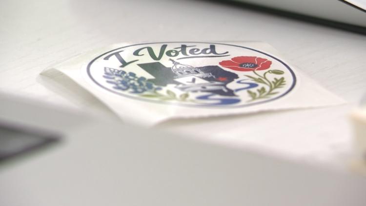 Too young to vote, but making her mark | Williamson County teen designs winning 'I Voted' sticker — KVUE (Austin), Eden Prairie Schools news