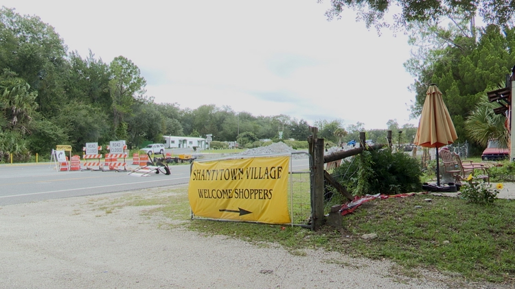 Shantytown Village owner concerned Pellicer Creek bridge construction is impacting business — First Coast News Local, Eden Prairie Business news