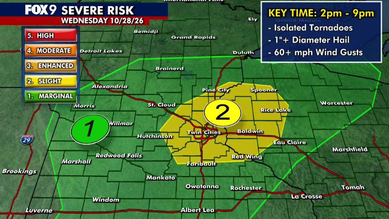 Minnesota weather: Mild and humid with strong storms possible Wednesday — Eden Prairie Community news